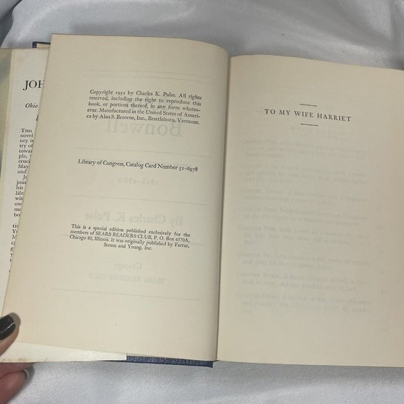John Bonwell by Charles K Pulse Members Sears Readers Book Club Edition Vintage - Picture 7 of 11
